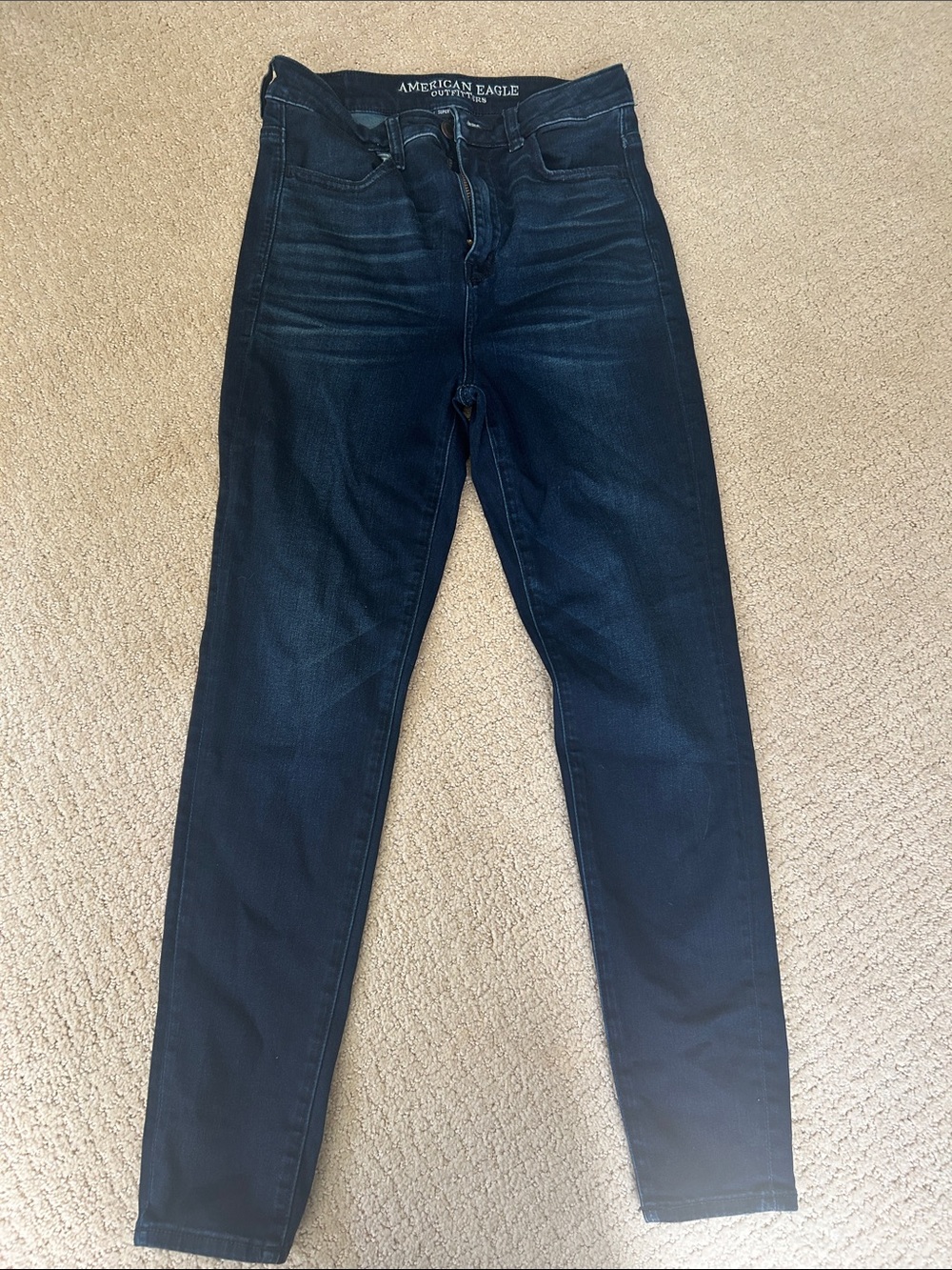 American Eagle Outfitters Women’s Dark Indigo Skinny Jeans 4 Short
